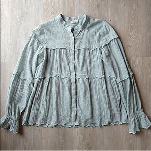 Roolee Tiered Swiss Dot Top